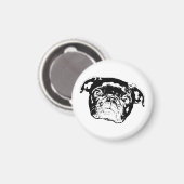 かわいいパグのホームアクセント マグネット (正面/裏面)