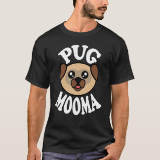 かわいいパグのモーマ Tシャツ