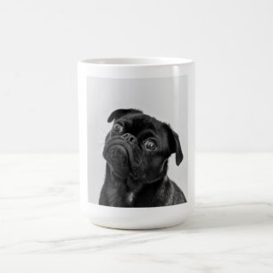 かわいいパグの写真 コーヒーマグカップ