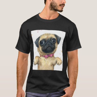 かわいいパグの子犬クラシック 175 Tシャツ