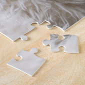 かわいいパグの子犬 ジグソーパズル (側面)