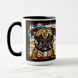 かわいいパグの陶器コーヒーマグ マグカップ
