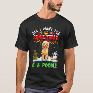 かわいいパグサンタ帽子スノーマンクリスマスツリーパジャマF Tシャツ