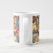 かわいいパグマグ ジャンボコーヒーマグカップ (裏面)