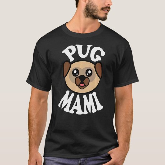 かわいいパグマミ Tシャツ (正面)