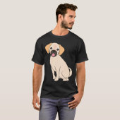かわいいパグル犬 Tシャツ (正面フル)