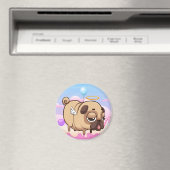かわいいパグ磁石 マグネット (インサイチュ (食洗機))