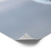 かわいいパグ顔クローズアップ ポスター (角)