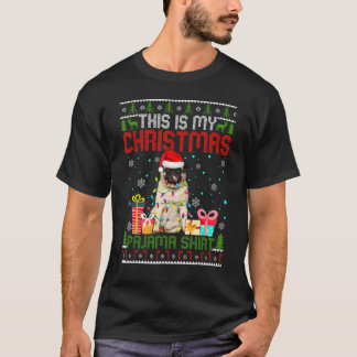 かわいいパグ これは私のクリスマスパジャマです Tシャツ
