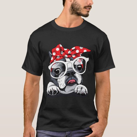 かわいいパグ クラシック 177 Tシャツ (正面)