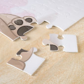 かわいいパグ ジグソーパズル (側面)