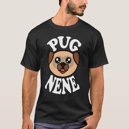 かわいいパグ ネネ Tシャツ (正面)