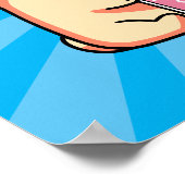 かわいいパグ ポスター (角)