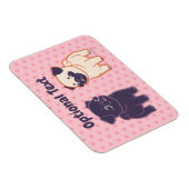 かわいいパグ マグネット (右側)