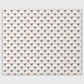 かわいいパグ ラッピングペーパー (フラット)