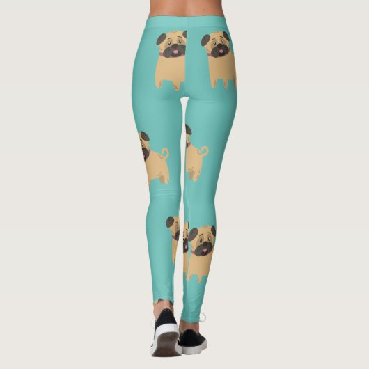 かわいいパグ レギンス (裏面)