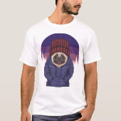 かわいいパグ Tシャツ (正面)