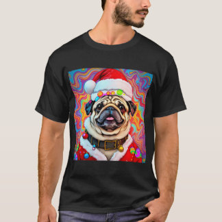 かわいいパグ Tシャツ