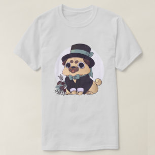 かわいいパグ Tシャツ