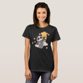 かわいいパジャマのパンダ Tシャツ (正面フル)