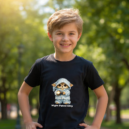 かわいいパジャマ猫 トライブレンドTシャツ