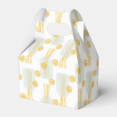 かわいいパスタ食品パーティー フェイバーボックス (裏面サイド)