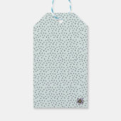 かわいいパステルうさぎ イースターファミリー名 ギフトタグ (裏面)