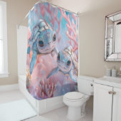 かわいいパステルかわいいのカメのシャワーカーテン シャワーカーテン (インサイチュ)