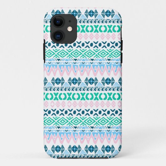 かわいいパステルのアートパターン Case-Mate iPhoneケース (裏面)
