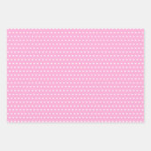 かわいいパステルの色柄を魅了するハート  ラッピングペーパーシート (正面3)