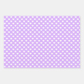 かわいいパステルの色柄を魅了するハート ラッピングペーパーシート (正面2)