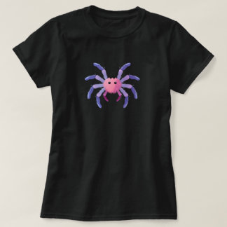 かわいいパステルもこもこクモのハロウィンデザイン Tシャツ