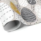 かわいいパステルイースターエッグ ラッピングペーパー (ロールコーナー)