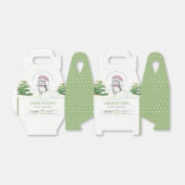 かわいいパステルウィンターペンギンキッズエイジ誕生日 フェイバーボックス (折り畳みなし)