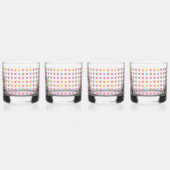 かわいいパステルカスタムハートの小さなキャンディ ウイスキーグラス (左)