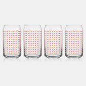 かわいいパステルカスタムハートの小さなキャンディ ガラス缶 (右)