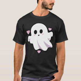 かわいいパステルカラーのおばけアート Tシャツ