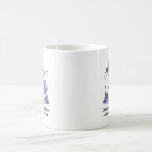 かわいいパステルカラーのユニコーン コーヒーマグカップ (中央)