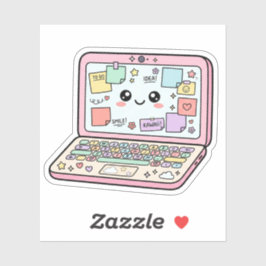 かわいいパステルカラーのラップトップステッカーで勉強モチベーションアップ シール