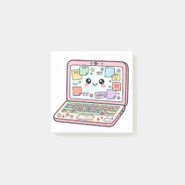 かわいいパステルカラーのラップトップステッカーで勉強モチベーションアップ ポストイット