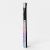 かわいいパステルカラーの鳥たち Case-Mate iPhoneケース (裏面/左)