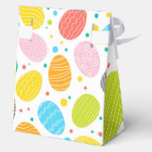 かわいいパステルカラーイースターエッグおもしろい フェイバーボックス (裏面)