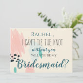 かわいいパステルカラー 結婚式をあなたなしで挙げることはできない 招待状 (スタンド正面)