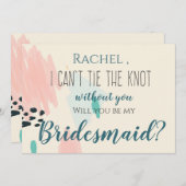 かわいいパステルカラー 結婚式をあなたなしで挙げることはできない 招待状 (正面/裏面)