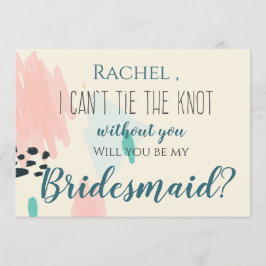 かわいいパステルカラー 結婚式をあなたなしで挙げることはできない 招待状