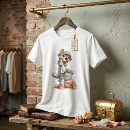 かわいいパステルキッテンマカロンラバー女性用Tシャツ Tシャツ