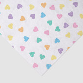 かわいいパステルキャンディハート 薄葉紙 (詳細)