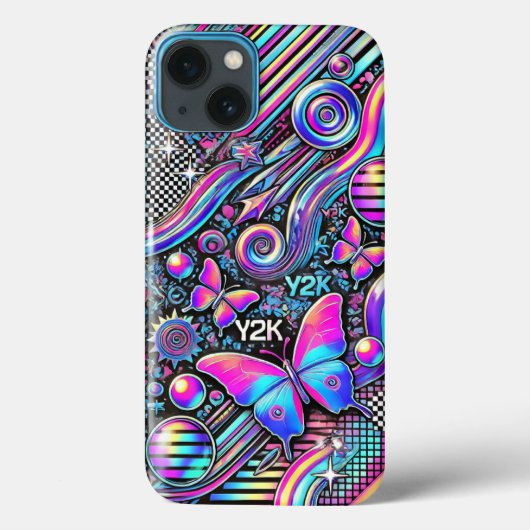 かわいいパステルキュートドードルアイフォン13ケース Case-Mate iPhoneケース (裏面)