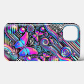 かわいいパステルキュートドードルアイフォン13ケース Case-Mate iPhoneケース (裏面 (横))