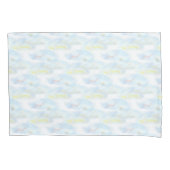 かわいいパステルクラウドオンホワイト 枕カバー (正面)